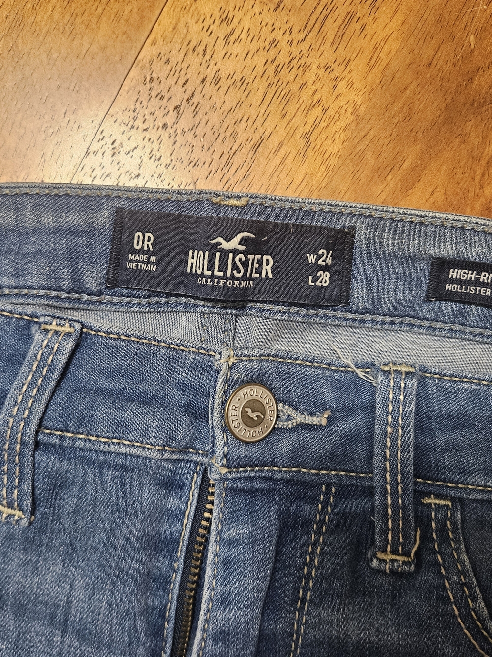 Hollister High-Rise Blue Denim Jeans